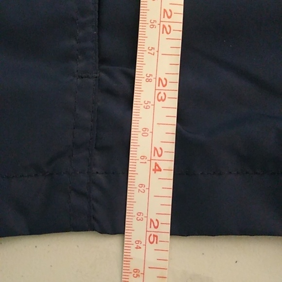 ALLISON LANE NAVY, LINED, HOODED, WINDBREAKER JACKET. - Picture 5 of 6